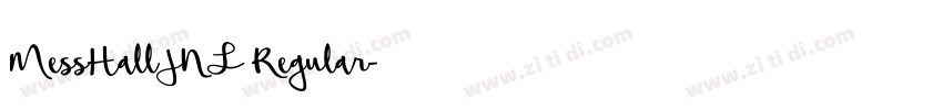 MessHallJNL Regular字体转换